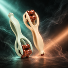Purivelle FingerFlow – Holz-Massageroller für Finger & Hand