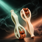 Purivelle FingerFlow – Holz-Massageroller für Finger & Hand